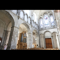 Kln (Cologne), Gro St. Martin, Blick ins nrdliche Seitenschiff mit Orgel