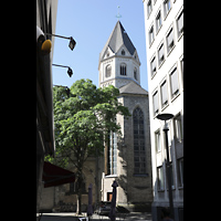 Kln (Cologne), St. Andreas Dominikaner, Nrdliches Querhaus und Vierungsturm von Andreaskloster aus gesehen
