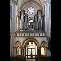 Kln (Cologne), St. Andreas Dominikaner, Hauptschiff in Richtung Orgel