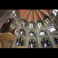 Kln (Cologne), Basilika St. Gereon, Orgelempore von unten seitlich