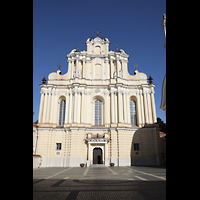 Vilnius, v. Jonu banycia (Universittskirche St. Johannis), Westfassade