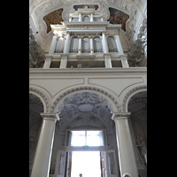 Vilnius, v. apatalu Petro ir Povilo banycia (St. Peter und Paul), Orgelempore perspektivisch