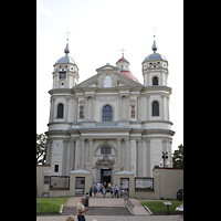 Vilnius, v. apatalu Petro ir Povilo banycia (St. Peter und Paul), Fassade