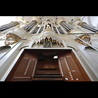 Vilnius, Arkikatedra (Kathedrale), Orgel mit Spieltisch