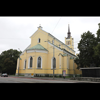 Tallinn (Reval), Jaani kirik (St. Johannis), Ansicht von Nordosten vom Prnu mnt.