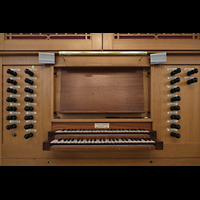 Tallinn (Reval), Jaani kirik (St. Johannis), Spieltisch der Chororgel