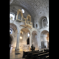 Mnchen (Munich), Jesuitenkirche St. Michael (ehem. Hofkirche), Orgel und Seitenwerk