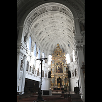 Mnchen (Munich), Jesuitenkirche St. Michael (ehem. Hofkirche), Chorraum seitlich
