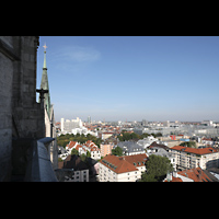 Mnchen (Munich), St. Paul, Blick nach Nordwesten