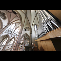 Mnchen (Munich), St. Paul, Blick von der Orgelempore in die Kirche