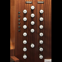 Rechte Registerstaffel der Chororgel Passau, Dom St. Stephan, Rechte Registerstaffel der Chororgel