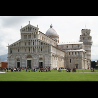 Pisa, Duomo di Santa Maria Assunta, Dom, Frontansicht und schiefer Turm