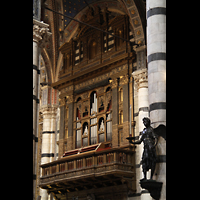 Siena, Cattedrale di Santa Maria Assunta, Orgel auf der Epistelseite