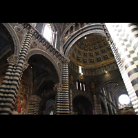 Siena, Cattedrale di Santa Maria Assunta, Innenraum mit Blick in die Kuppel