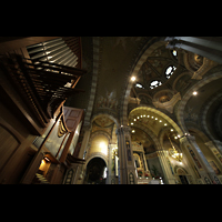 Torino (Turin), Santa Rita, Orgel und Blick ins Gewölbe