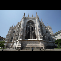 Milano (Mailand), Duomo di Santa Maria Nascente, Chor von außen