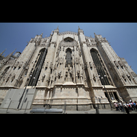 Milano (Mailand), Duomo di Santa Maria Nascente, Fassade des Querhauss