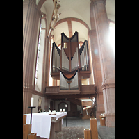 Großlittgen, Zisterzienserabtei, Orgelempore im Querhaus