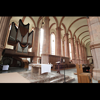 Großlittgen, Zisterzienserabtei, Orgel und Langhaus