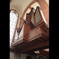 Großlittgen, Zisterzienserabtei, Orgel von unten