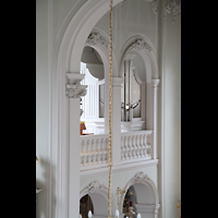 Saarbrcken, Basilika St. Johann, Blick von der Hauptorgel zur Marienorgel