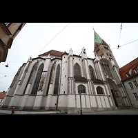 Augsburg, Dom St. Maria, Ansicht von Norden