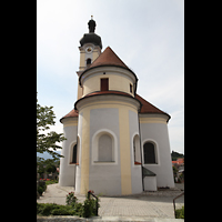 Murnau, St. Nikolaus, Chor von außen