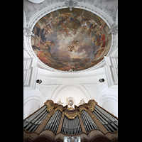 Murnau, St. Nikolaus, Orgel und Deckengemlde