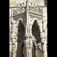 Regensburg, Dom St. Peter, Ornamentik am Hauptportals