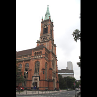 Düsseldorf, Johanneskirche, Seitenansicht
