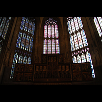 Dortmund, St. Reinoldi, Chorraumfenster und Altar