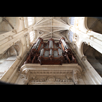 Paris, Saint-Eustache, Orgel perspektivisch