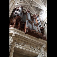 Paris, Saint-Eustache, Orgelmpore perspektivisch