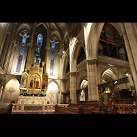 Paris, Cathédrale Américaine (Holy Trinity Cathedral), Chorraum mit Orgel