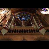 Paris, Cathdrale Amricaine (Holy Trinity Cathedral), Rckwandorgel perspektivisch