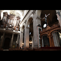 Paris, Saint-Sulpice, Seitenschiff und Hauptorgel