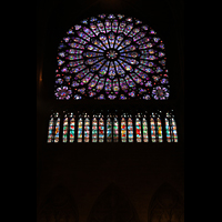 Paris, Cathédrale Notre-Dame, Westrose von 1220 im nördlichen Querhaus