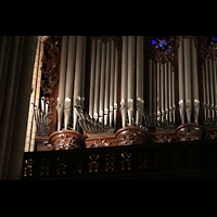 Paris, Cathdrale Notre-Dame, Prospektpfeifen mit Chamaden