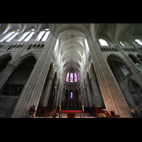 Soissons, Cathédrale Saint-Gervais et Saint-Protais, Querhaus und Chorraum