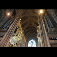 Liverpool, Anglican Cathedral, Orgel perspektivisch