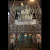 Liverpool, Anglican Cathedral, Prospekt in der rechten Chorseite