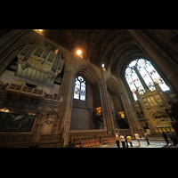 Liverpool, Anglican Cathedral, Rechter Chorraum mit Orgel
