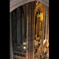 Liverpool, Anglican Cathedral, Linker Teil des Orgelprospekts