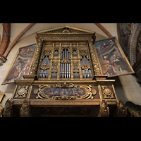 Verona, Cattedrale S. Maria Assunta, Prospekt der Evangelienorgel