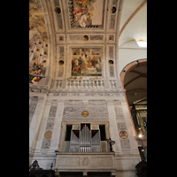 Verona, Cattedrale S. Maria Assunta, Chororgel und Chorgewölbe