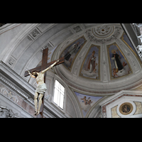 Sorrento, Cattedrale, Chorgewölbe mit Kreuz