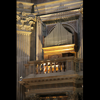 Napoli (Neapel), Cattedrale di S. Maria Assunta, Kappelle San Gennaro, Orgel auf der rechten Seite