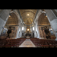 Roma (Rom), Basilica S. Pietro (Petersdom), Chorraum mit Epistel- und Evangelienorgel