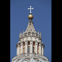 Roma (Rom), Basilica S. Pietro (Petersdom), Spitze der Kuppel des Petersdoms