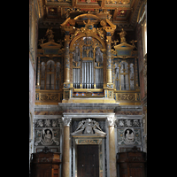 Roma (Rom), Basilica di San Giovanni in Laterano, Prospekt der Blasi-Orgel im Transept